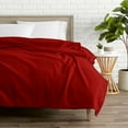 thumbnail image 1 of Polar Fleece Bed Blanket - Hypoallergenic Premium Poly-Fiber Yarns, Thermal, Lightweight Blanket (Throw/Travel, Red), 1 of 5