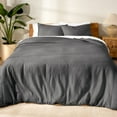 thumbnail image 1 of Bare Home Linen Duvet Cover Set - Lightweight & Breathable - Twin/Twin XL, Gray, 2-Pieces, 1 of 10