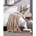 thumbnail image 1 of Bare Home Luxurious Ultra Soft Premium Microplush Fleece Blanket, Twin/Twin XL, Camel, 1 of 6