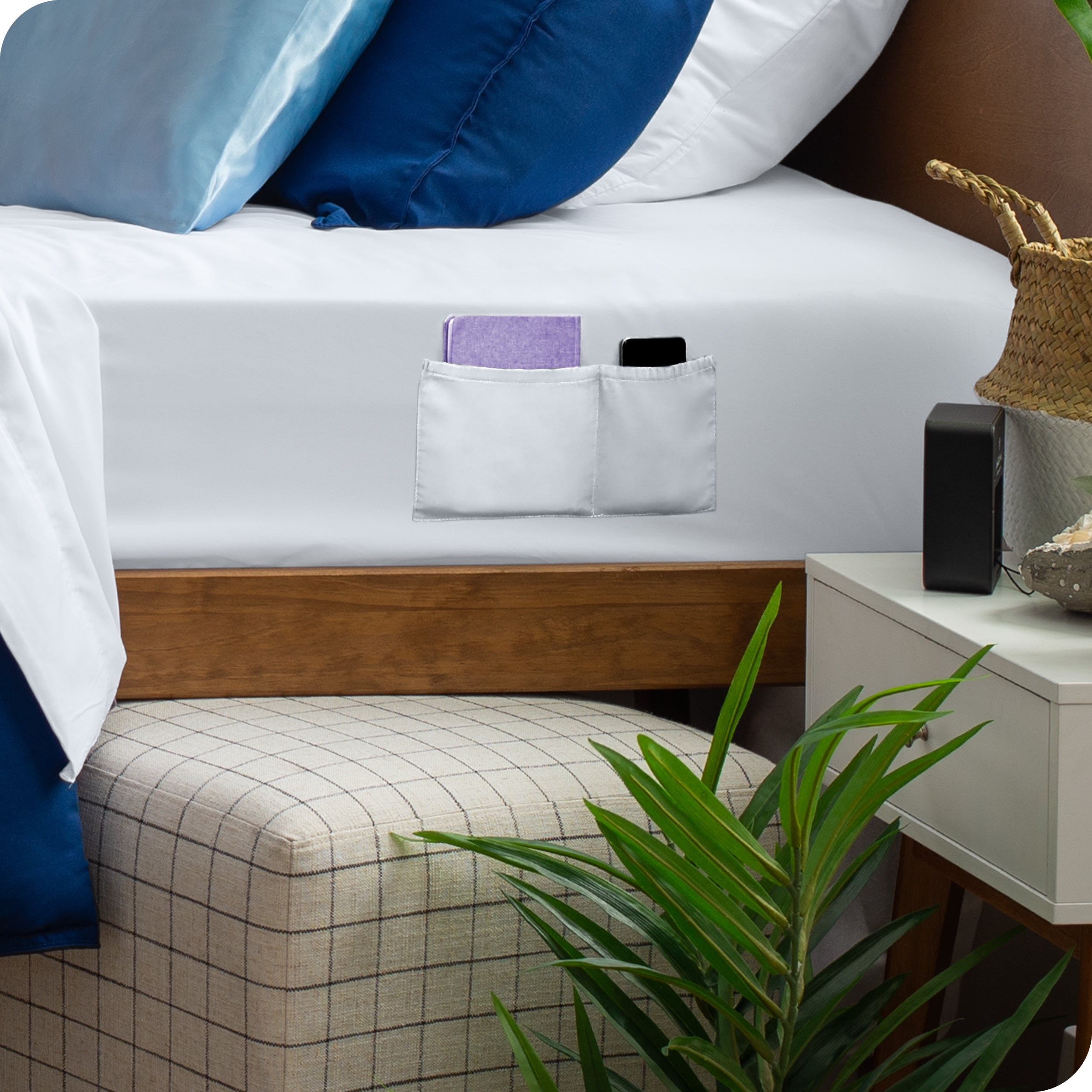 Twin XL White Microfiber Deep Pocket Fitted Sheet Set