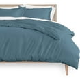 thumbnail image 1 of Bare Home Luxury 3 Piece Duvet Cover and Sham Set - Premium 1800 Ultra-Soft Brushed Microfiber - Hypoallergenic, Easy Care, Wrinkle Resistant (King, Coronet Blue), 1 of 6