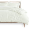 thumbnail image 1 of Bare Home Luxury 3 Piece Duvet Cover and Sham Set - Premium 1800 Ultra-Soft Brushed Microfiber - Hypoallergenic, Easy Care, Wrinkle Resistant (Queen, Fresh Cream), 1 of 6