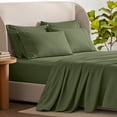 thumbnail image 1 of Bare Home Luxury Bed Sheet Set - Premium 1800 Collection - 4 Piece - Twin, Cypress, 1 of 9