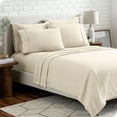 thumbnail image 1 of Bare Home Luxury Bed Sheet Set - Premium 1800 Collection - 4 Piece - Twin, Sand, 1 of 8