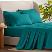 Bare Home Luxury Bed Sheet Set - Premium 1800 Collection - 6 Piece - Full, Emerald