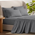 thumbnail image 1 of Bare Home Luxury Bed Sheet Set - Premium 1800 Collection - 6 Piece - Queen, Gray, 1 of 9