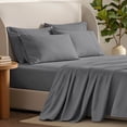 thumbnail image 1 of Bare Home Luxury Bed Sheet Set - Premium 1800 Collection - 6 Piece - Queen, Gray, 1 of 9