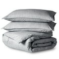 thumbnail image 1 of Bare Home Luxury Duvet Cover and Sham Set - Premium 1800 Collection - Ultra-Soft - Full, Heather Charcoal, 3-Pieces, 1 of 6