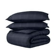 thumbnail image 1 of Bare Home Luxury Duvet Cover and Sham Set - Premium 1800 Collection - Ultra-Soft - Full, Modern Plaid - Midnight Blue/White, 3-Pieces, 1 of 7