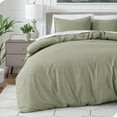 thumbnail image 1 of Bare Home Luxury Duvet Cover and Sham Set - Premium 1800 Collection - Ultra-Soft - Full, Sage, 3-Pieces, 1 of 10