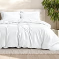 thumbnail image 1 of Bare Home Luxury Duvet Cover and Sham Set - Premium 1800 Collection - Ultra-Soft - Full, White, 3-Pieces, 1 of 10