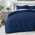 thumbnail image 1 of Bare Home Luxury Duvet Cover and Sham Set - Premium 1800 Collection - Ultra-Soft - King, Dark Blue, 3-Pieces, 1 of 8