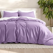 Bare Home Luxury Duvet Cover and Sham Set - Premium 1800 Collection - Ultra-Soft - King, Lavender, 3-Pieces