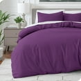thumbnail image 1 of Bare Home Luxury Duvet Cover and Sham Set - Premium 1800 Collection - Ultra-Soft - King, Plum, 3-Pieces, 1 of 8