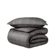 thumbnail image 1 of Bare Home Luxury Duvet Cover and Sham Set - Premium 1800 Collection - Ultra-Soft - Twin/Twin-XL, Modern Plaid - Gray/White, 2-Pieces, 1 of 8