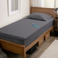 thumbnail image 1 of Bare Home Mattress Protector - Waterproof - Breathable - Vinyl Free - Hypoallergenic - Twin, Gray, 1 of 9