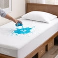 thumbnail image 1 of Bare Home Mattress Protector - Waterproof - Breathable - Vinyl Free - Hypoallergenic - Twin, White, 1 of 10