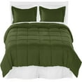 thumbnail image 1 of Bare Home  Microfiber Comforter, Sheet Set, and Bed Skirt Green/White/White Twin 6 Piece, 1 of 5