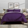 thumbnail image 1 of Bare Home  Microfiber Duvet Cover & Insert Hypoallergenic Bedding Bundle Plum Twin - Twin XL 3 Piece, 1 of 5