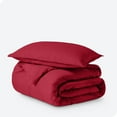 thumbnail image 1 of Bare Home Microfiber Duvet Cover & Sham Set, Twin/Twin XL, Red, 2-Pieces, 1 of 7
