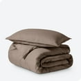 thumbnail image 1 of Bare Home Microfiber Duvet Cover & Sham Set, Twin/Twin XL, Taupe, 2-Pieces, 1 of 7