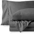 thumbnail image 1 of Bare Home Microfiber Sheet Set - Double Brushed - Deep Pocket (Twin, Gray), 1 of 6