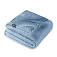 thumbnail image 1 of Bare Home Microplush Fleece Blanket - 300 GSM - Fuzzy Microfleece - Soft & Plush - Kid Size, Coronet Blue, 1 of 10