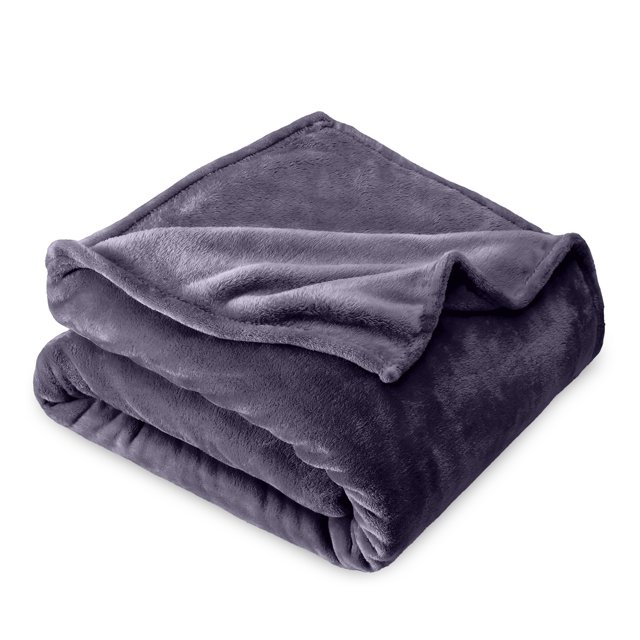Bare Home Microplush Fleece Blanket 300 GSM Fuzzy Microfleece