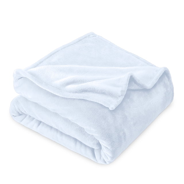 Plush Comfort Floral Microplush Blanket - Grey (Twin)
