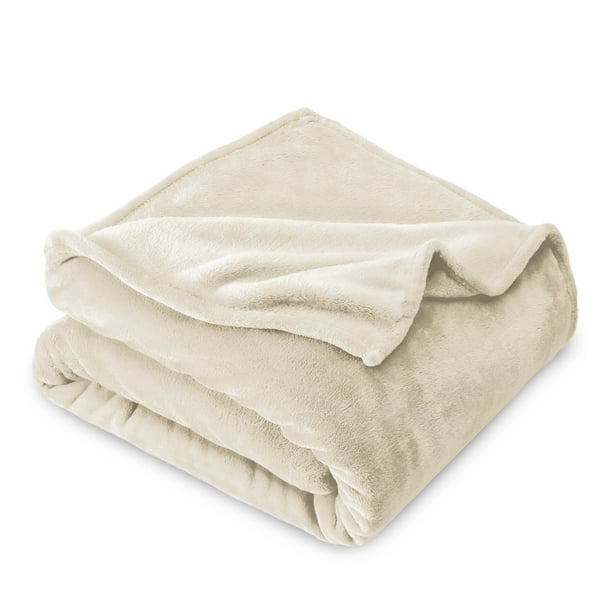 Bare Home Microplush Fleece Blanket, Plush, Ultra Soft, Twin/Twin XL ...