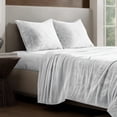 thumbnail image 1 of Bare Home Microplush Fleece Sheet Set - Ultra Soft - Deep Pocket - Twin, White, 1 of 9