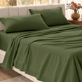 thumbnail image 1 of Bare Home Organic Flannel Sheet Set - 100% Organic Cotton - Deep Pocket - 3-Pieces - Twin, Cypress, 1 of 10