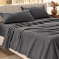 thumbnail image 1 of Bare Home Organic Flannel Sheet Set - 100% Organic Cotton - Deep Pocket - 3-Pieces - Twin XL, Gray, 1 of 10