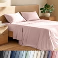 thumbnail image 1 of Bare Home Organic Percale Sheet Set - 100% Organic Cotton - King, Dusty Pink, 1 of 10