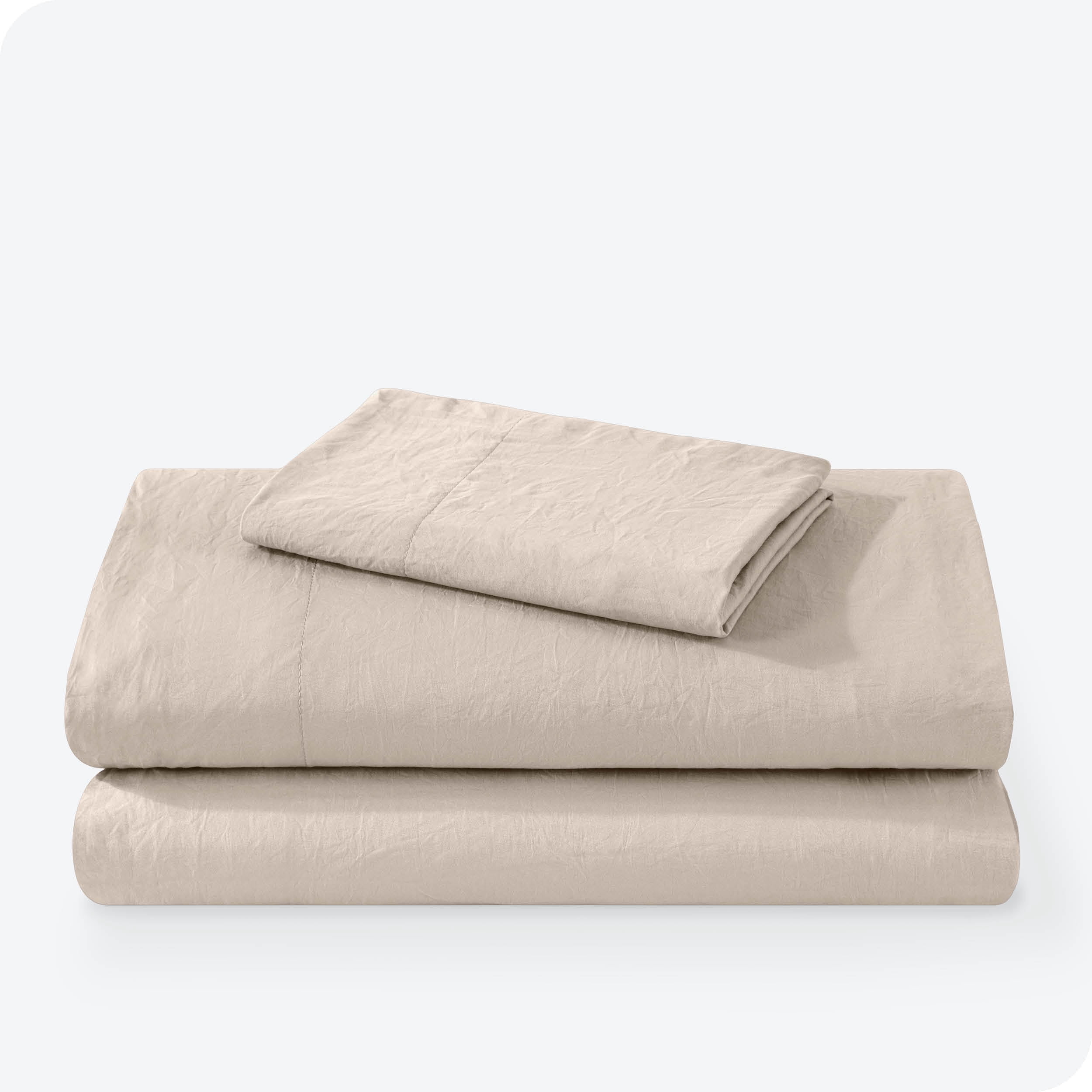 Bare Home Pebble Beach Sandwashed Microfiber Sheet Set, Wrinkle Resistant, Deep Pocket, Twin