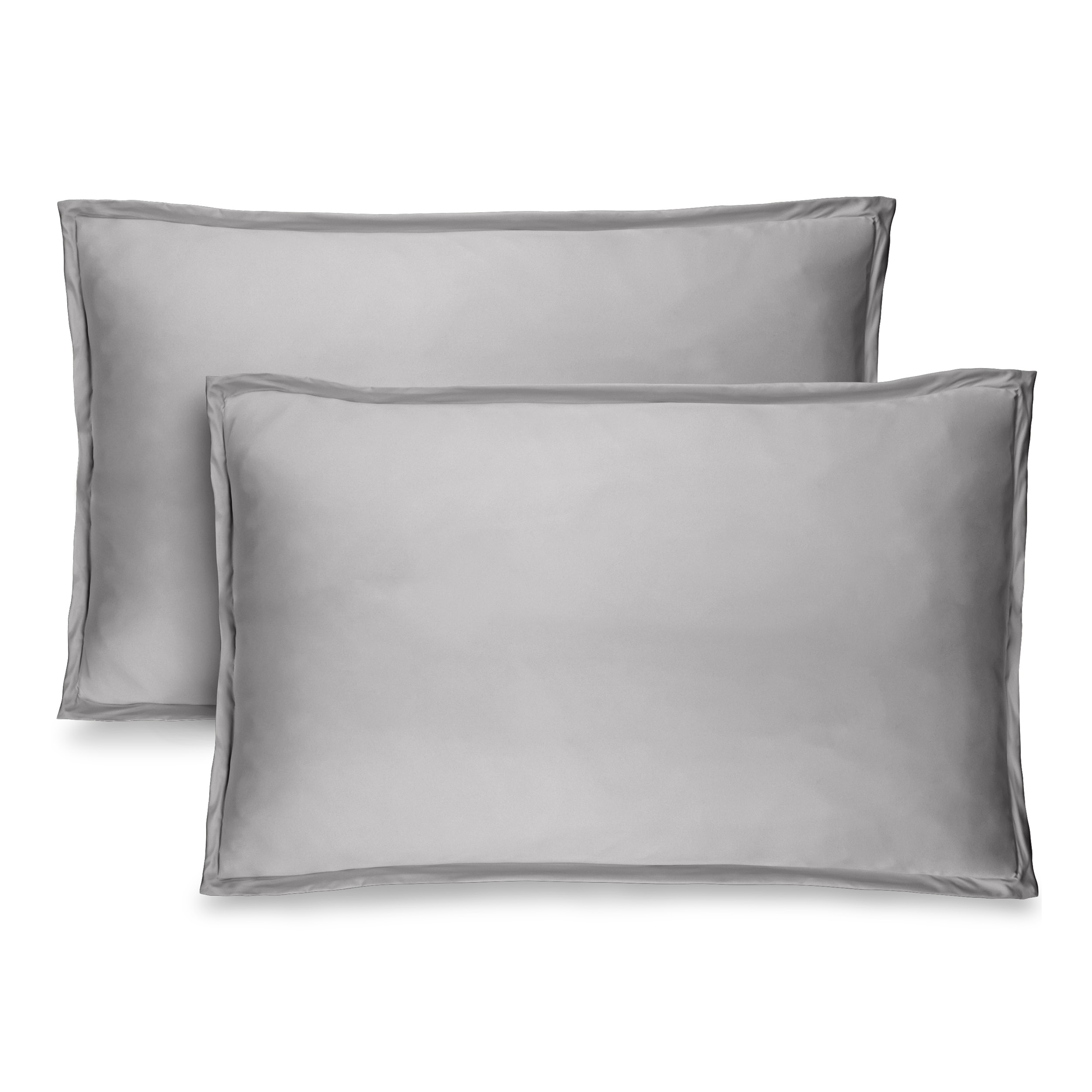 Better Homes and Gardens Channel Quilted 2 Pack Sham, Gray
