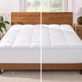 thumbnail image 1 of Bare Home Pillow-Top Mattress Pad, Reversible Topper, King, 1 of 10