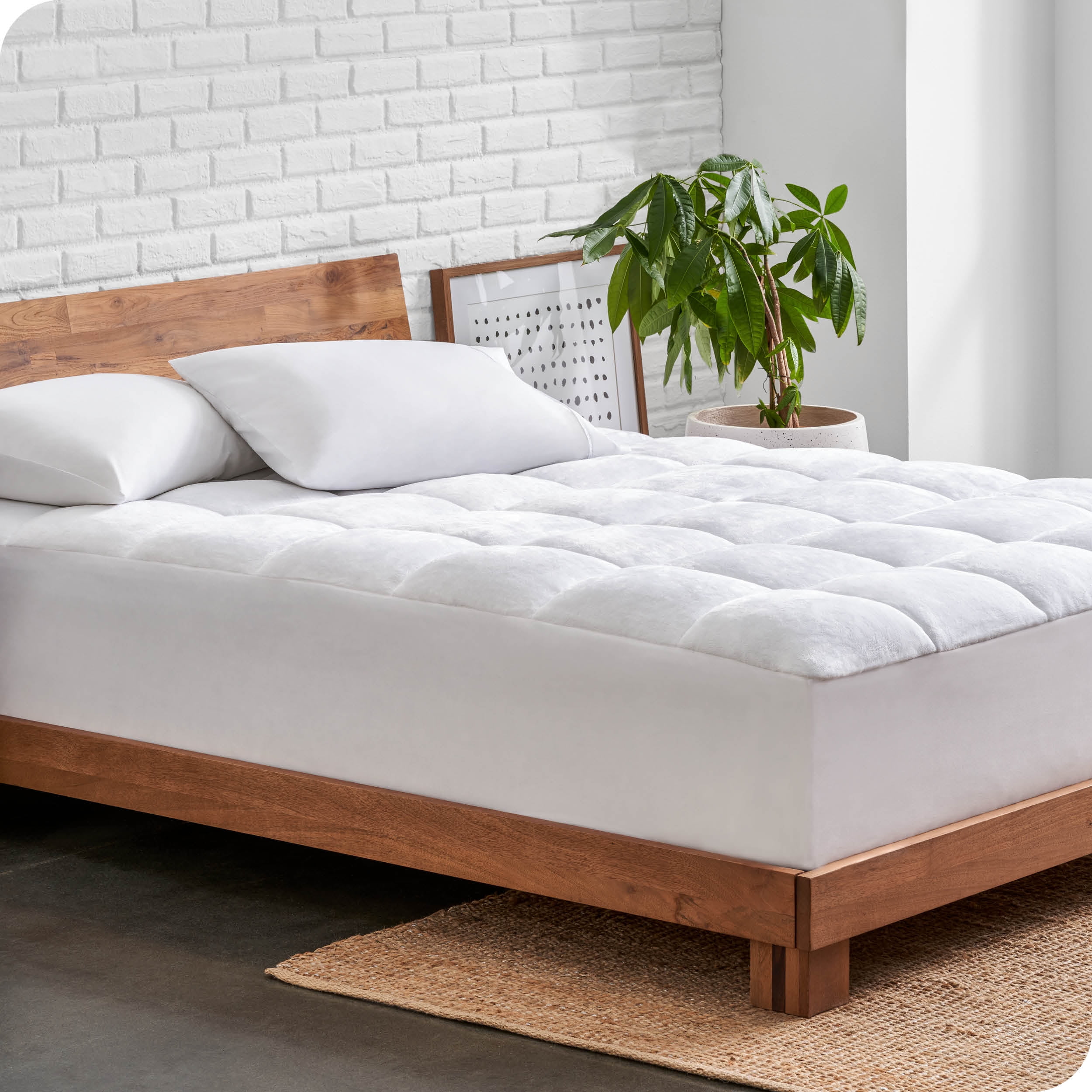 Pillow top mattress pad for king size bed cheap