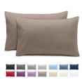 thumbnail image 1 of Bare Home Pillowcase Set - Envelope Closure - Premium 1800 Collection - Double Brushed - Ultra Soft - King Size 20x36, Taupe, 2 Count, 1 of 8