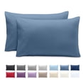 thumbnail image 1 of Bare Home Pillowcase Set - Envelope Closure - Premium 1800 Collection - Double Brushed - Ultra Soft - Queen Size, Coronet Blue, 2 Count, 1 of 8