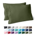 thumbnail image 1 of Bare Home Pillowcase Set - Premium 1800 Collection - Double Brushed - Ultra Soft - King Size, Cypress, 2 Count, 1 of 8