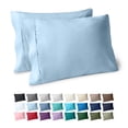 thumbnail image 1 of Bare Home Pillowcase Set - Premium 1800 Collection - Double Brushed - Ultra Soft - King Size, Light Blue, 2 Count, 1 of 8