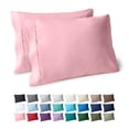 thumbnail image 1 of Bare Home Pillowcase Set - Premium 1800 Collection - Double Brushed - Ultra Soft - Standard Size, Light Pink, 2 Count, 1 of 8