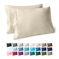 thumbnail image 1 of Bare Home Pillowcase Set - Premium 1800 Collection - Double Brushed - Ultra Soft - Standard Size, Sand, 2 Count, 1 of 8