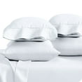 thumbnail image 1 of Bare Home Pillowcase Set - Premium 1800 Collection - Double Brushed - Ultra Soft - Standard Size, White, 4 Count, 1 of 8