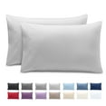 thumbnail image 1 of Bare Home Pillowcase Set - Premium 1800 Collection - Double Brushed - Ultra Soft - Toddler Size, Cloud Gray, 2 Count, 1 of 7