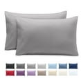 thumbnail image 1 of Bare Home Pillowcase Set - Premium 1800 Collection - Double Brushed - Ultra Soft - Toddler Size, Light Gray, 2 Count, 1 of 7