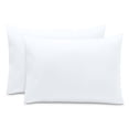 thumbnail image 1 of Bare Home Pillowcase Set - Premium 1800 Collection - Double Brushed - Ultra Soft - Toddler Size, White, 2 Count, 1 of 7