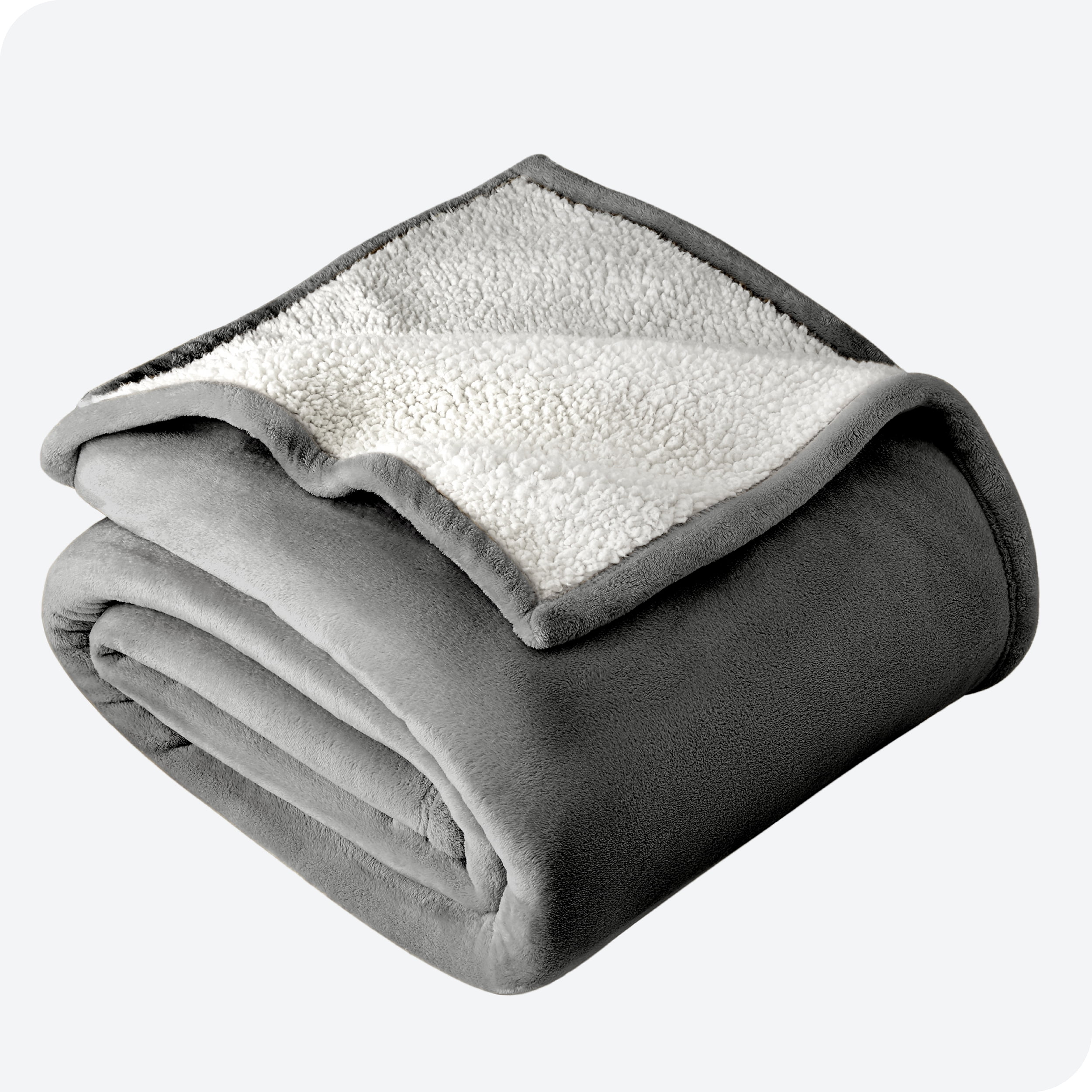 Bare Home Plush Sherpa Bed Blanket Fluffy Soft Reversible Lightweight King Eggplant Walmart Business Supplies