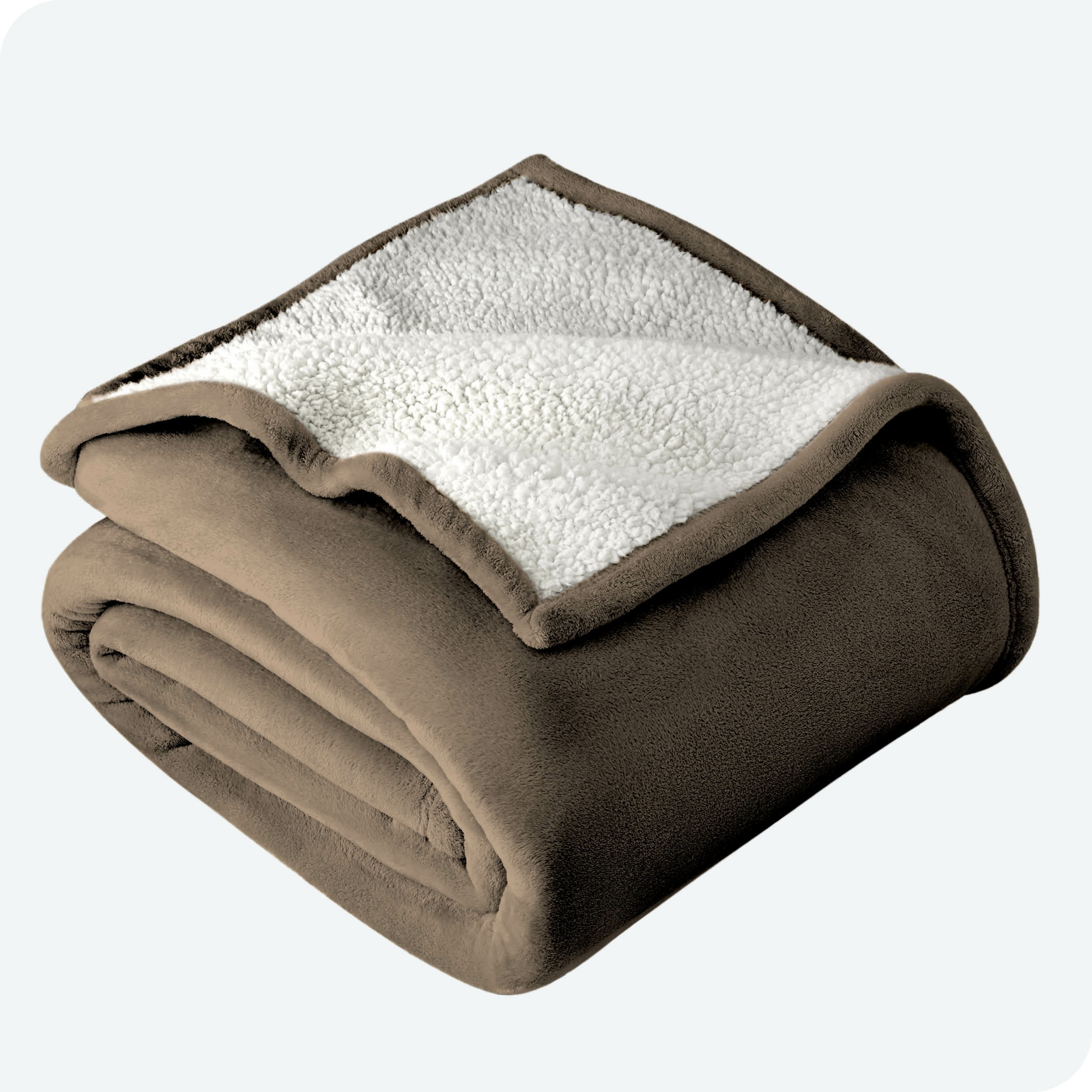Bare Home King Size Sherpa Blanket Super Soft Fuzzy Microfleece
